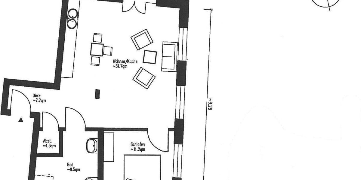 Etagenwohnung Weingarten - 2 Zimmer, 60 m&sup2;, 158.000&euro; | Angebot:26753212