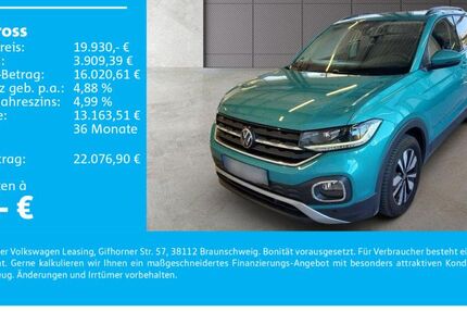 VW T-Cross 39.800 km 19.930 &euro; Sinsheim 74889