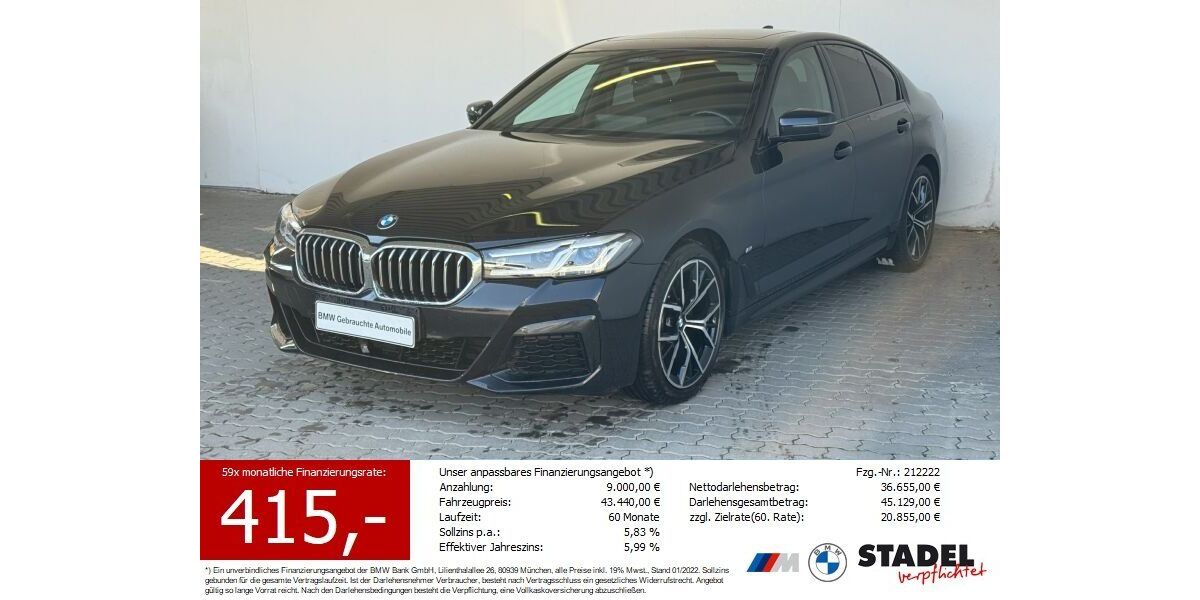 BMW 520 49.211 km 42.444 &euro; Heilbronn 74074