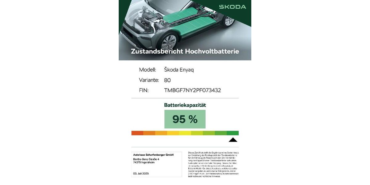 Skoda Enyaq 35.500 km 36.500 &euro; Ingersheim 74379