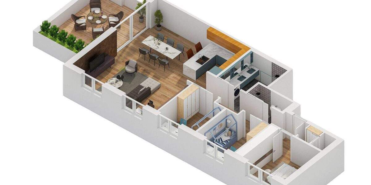 Etagenwohnung Bad Friedrichshall Kochendorf - 4 Zimmer, 115 m&sup2;, 681.000&euro; | Angebot:25690315