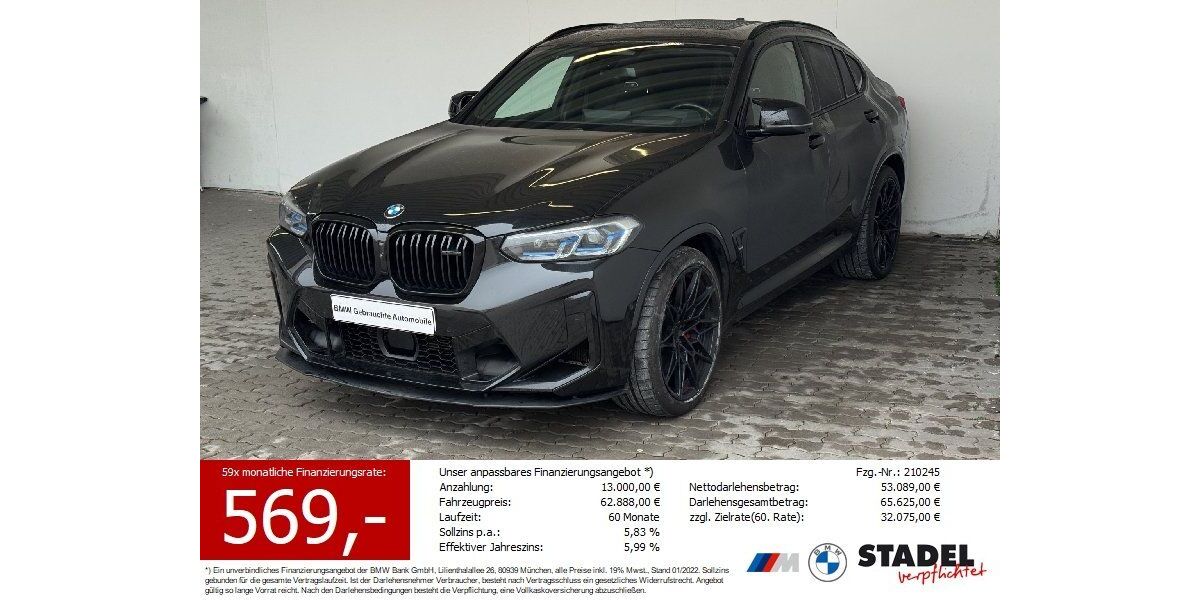 BMW X4 M 82.653 km 59.444 &euro; Heilbronn 74074