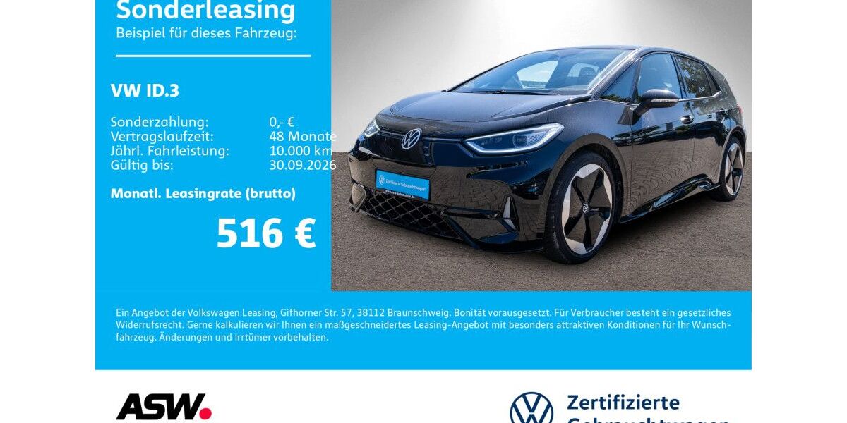 VW ID.3 19.990 km 38.890 &euro; Neckarsulm 74172