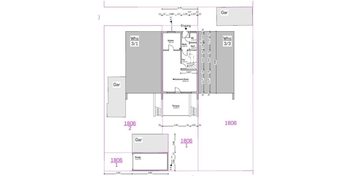 Reihenmittelhaus Bad Friedrichshall Hagenbach - 6 Zimmer, 161 m&sup2;, 549.000&euro; | Angebot:25839415