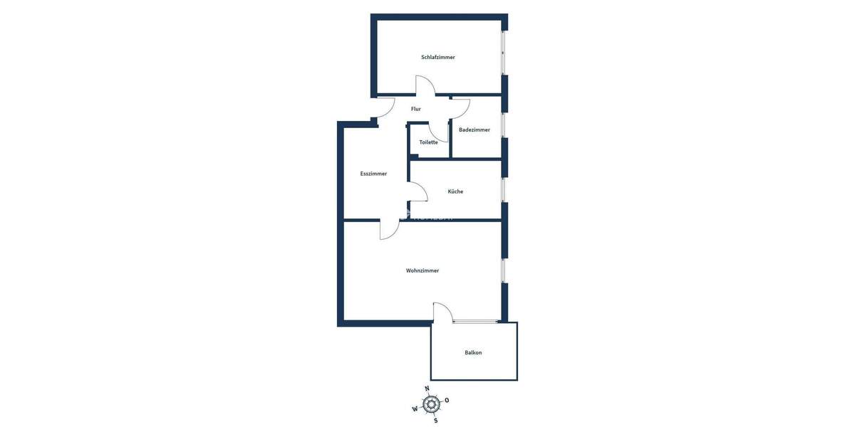 Etagenwohnung Heilbronn Kernstadt - 3 Zimmer, 72 m&sup2;, 319.000&euro; | Angebot:25732726