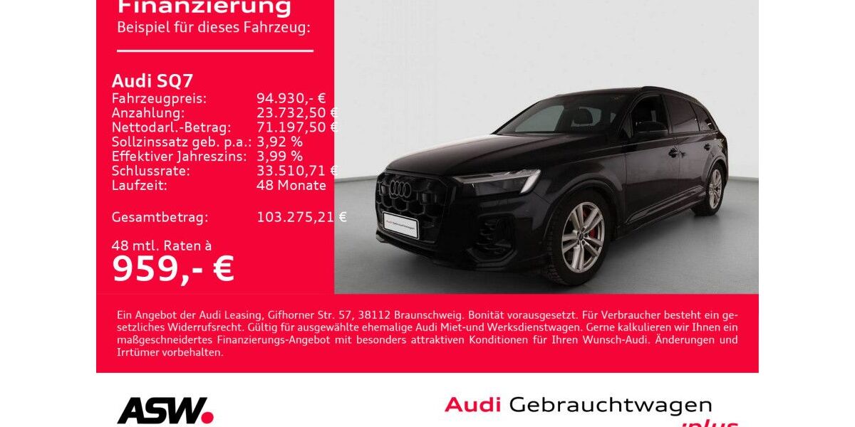 Audi SQ7 19.990 km 94.930 &euro; Heilbronn 74074