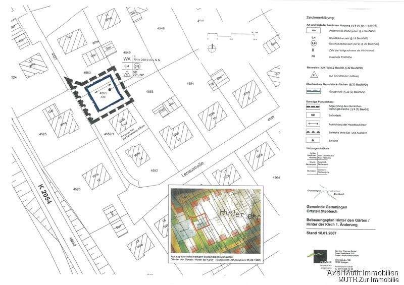 Grundstück Gemmingen / Stebbach Stebbach - 165.000&euro; | Angebot:25660549
