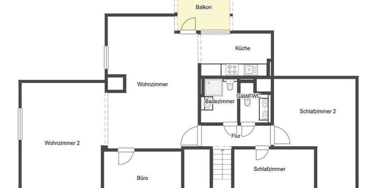 Etagenwohnung Bietigheim-Bissingen Bietigheim - 4 Zimmer, 106 m&sup2;, 299.000&euro; | Angebot:26789709