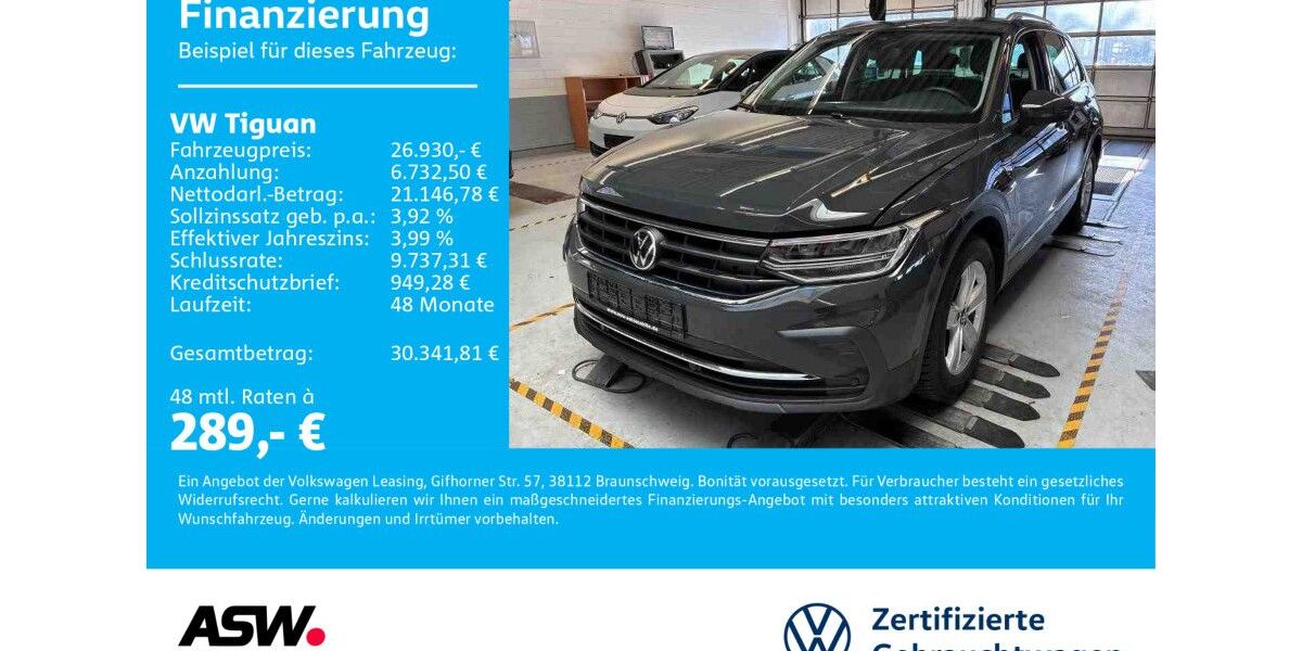 VW Tiguan 55.900 km 26.930 &euro; Neckarsulm 74172