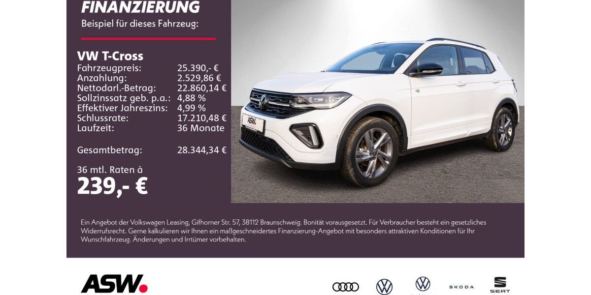 VW T-Cross 27.000 km 24.490 &euro; Weinsberg 74189