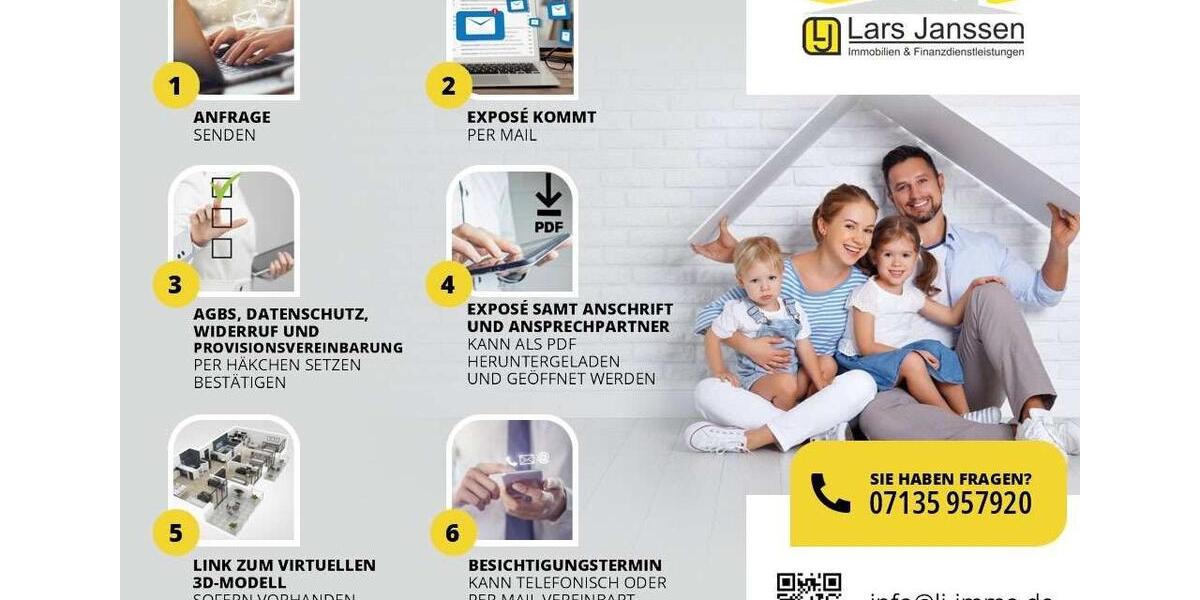 Erdgeschoßwohnung Bönnigheim - 3 Zimmer, 95 m&sup2;, 1.050&euro; | Angebot:26625383