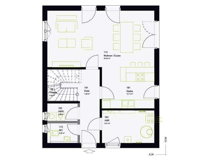 Einfamilienhaus Gondelsheim - 5 Zimmer, 120 m&sup2;, 559.000&euro; | Angebot:25968753