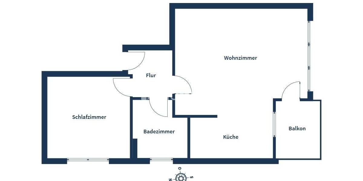 Etagenwohnung Bad Schönborn Langenbrücken - 2 Zimmer, 56 m&sup2;, 169.000&euro; | Angebot:26617727