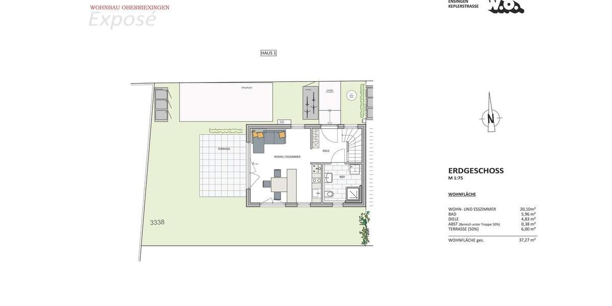 Etagenwohnung Vaihingen an der Enz - 2 Zimmer, 1.200&euro; | Angebot:23245965