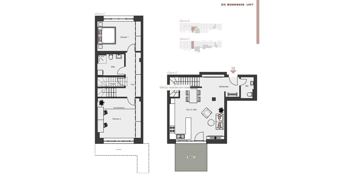 Etagenwohnung Maulbronn - 3 Zimmer, 106 m&sup2;, 1.272&euro; | Angebot:21666844