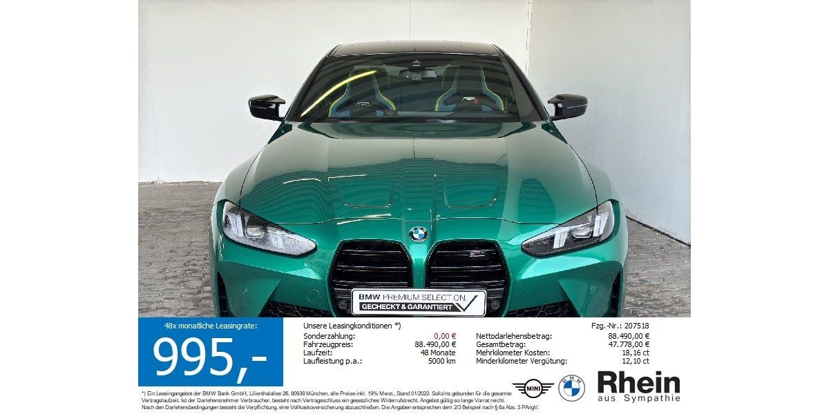 BMW M4 10.132 km 84.990 &euro; Heilbronn 74076