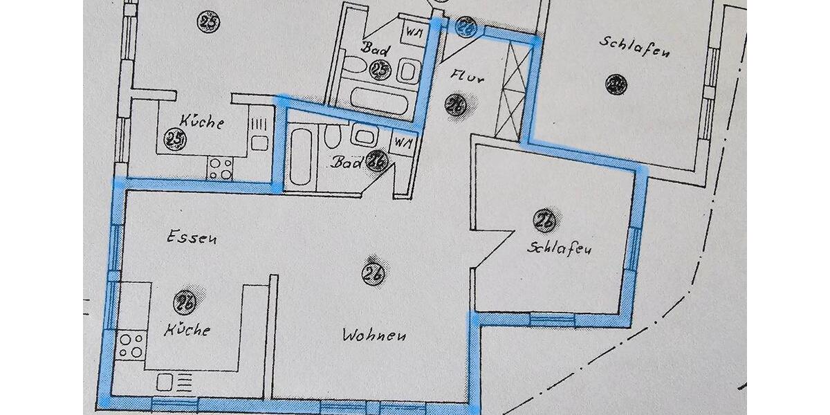 Etagenwohnung Heilbronn Böckingen - 2 Zimmer, 65 m&sup2;, 850&euro; | Angebot:25934838