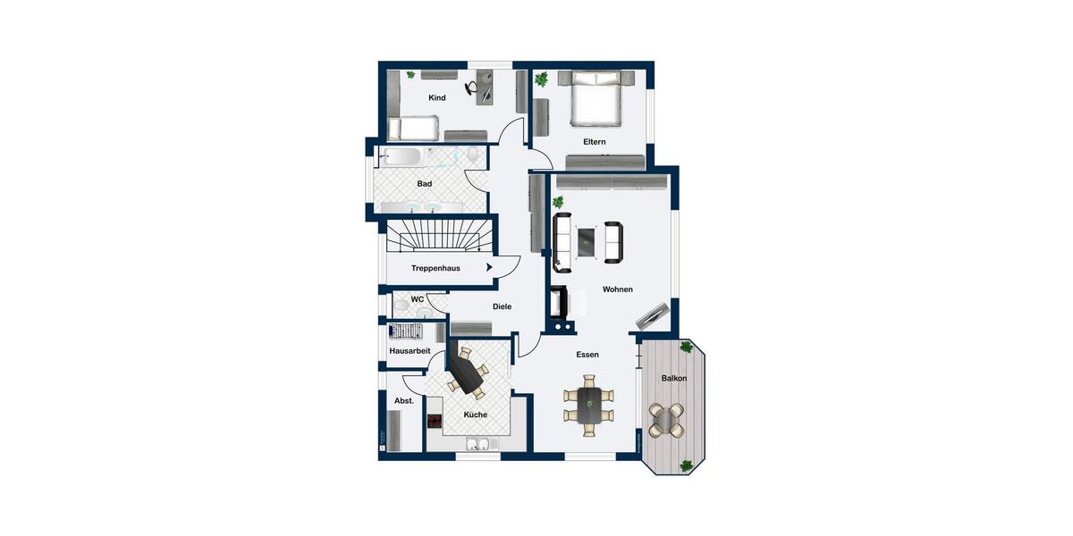 Etagenwohnung Heilbronn Frankenbach - 4 Zimmer, 112 m&sup2;, 1.290&euro; | Angebot:26193581