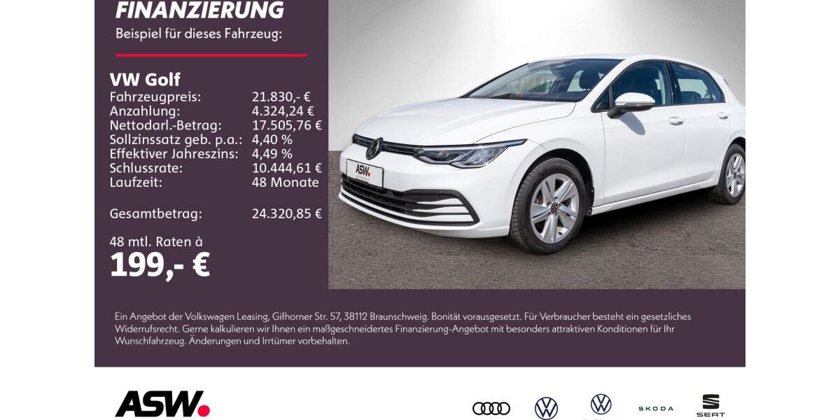 VW Golf 35.700 km 21.830 &euro; Weinsberg 74189