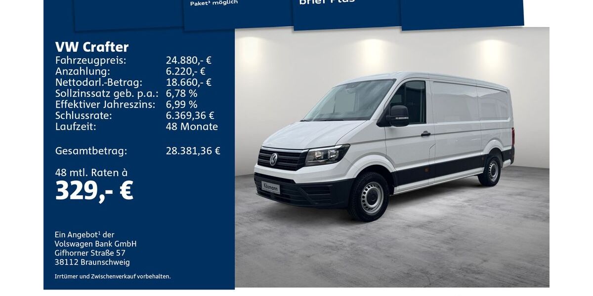 VW Crafter 114.252 km 24.880 &euro; Mosbach 74821