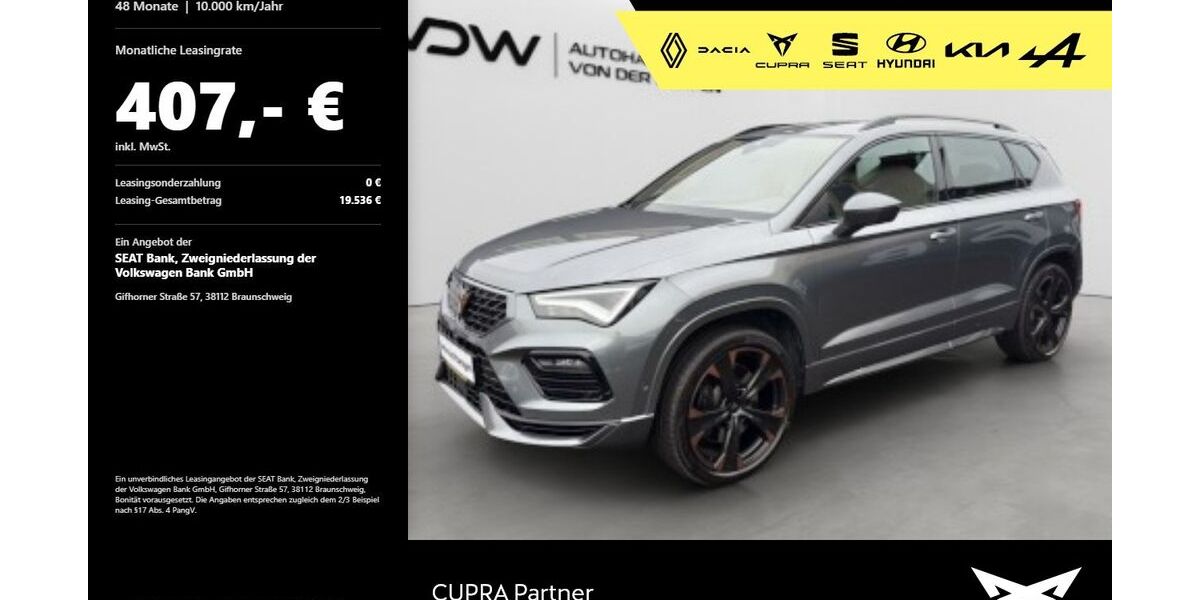 Cupra Ateca 23.900 km 32.880 &euro; Mosbach 74821
