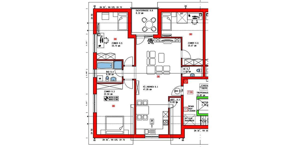 Dachgeschoßwohnung Hüffenhardt - 4 Zimmer, 120 m&sup2;, 1.510&euro; | Angebot:25930084