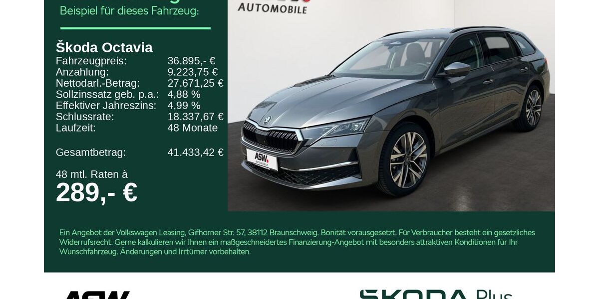 Skoda Octavia 14.500 km 35.895 &euro; Bad Rappenau 74906