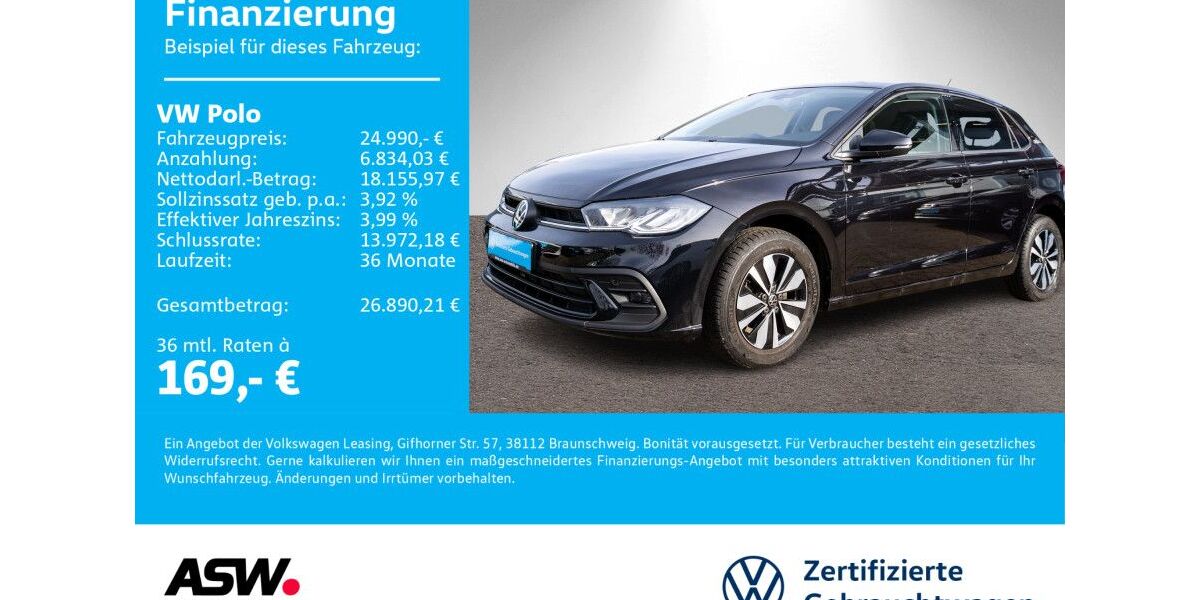 VW Polo 19.900 km 24.990 &euro; Neckarsulm 74172