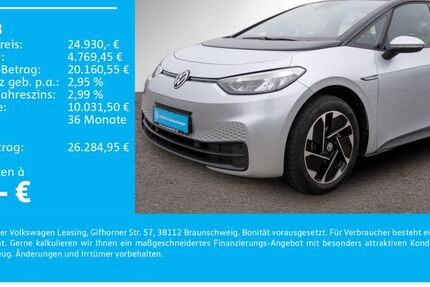 VW ID.3 68.990 km 24.930 &euro; Bad Rappenau 74906