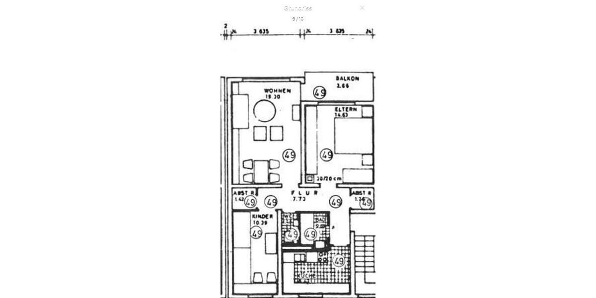 Erdgeschoßwohnung Heilbronn Böckingen - 3 Zimmer, 70 m&sup2;, 230.000&euro; | Angebot:26778939