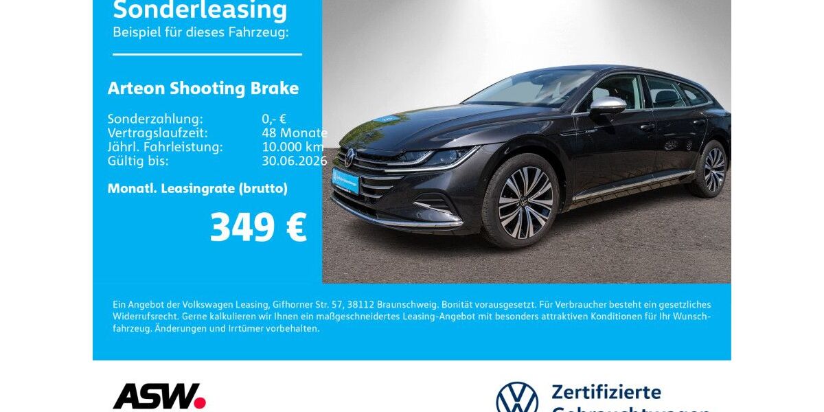 VW Arteon 60.800 km 25.860 &euro; Neckarsulm 74172