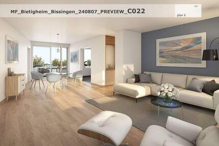 Wohnung Bietigheim-Bissingen Bissingen - 4 Zimmer, 107 m&sup2;, 575.000&euro; | Angebot:25777910