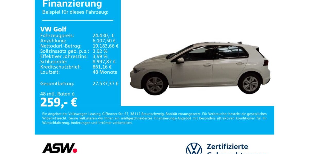 VW Golf 7.700 km 24.430 &euro; Sinsheim 74889