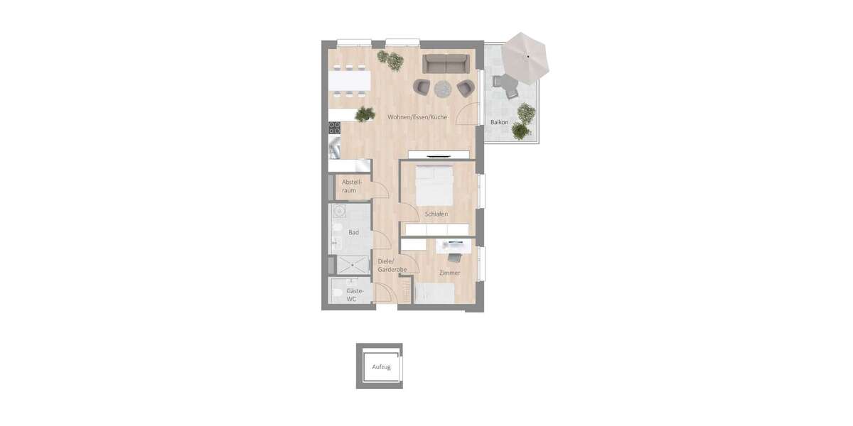 Etagenwohnung Besigheim - 3.5 Zimmer, 86 m&sup2;, 1.180&euro; | Angebot:25922712