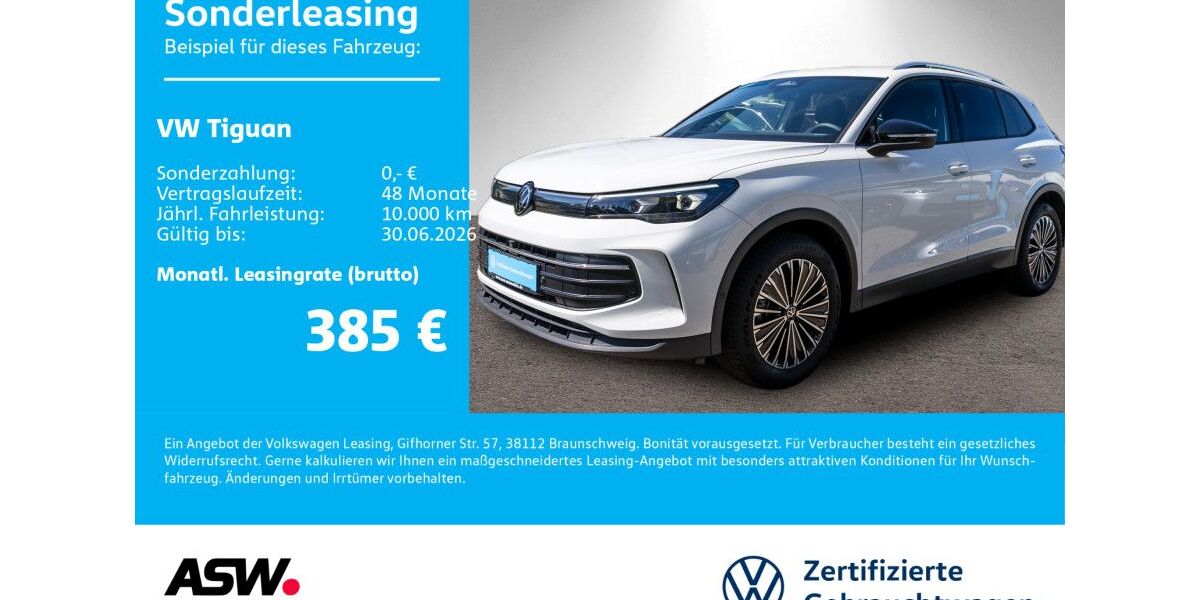 VW Tiguan 25.800 km 34.930 &euro; Neckarsulm 74172