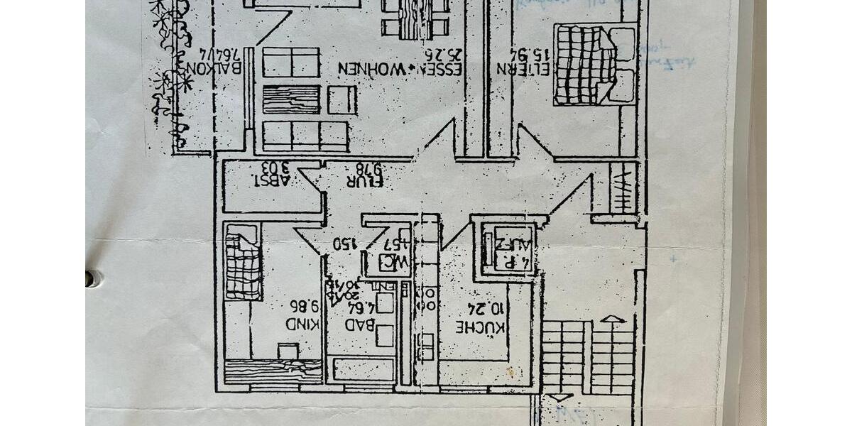 Etagenwohnung Heilbronn Kernstadt - 3 Zimmer, 81 m&sup2;, 291.600&euro; | Angebot:26034239