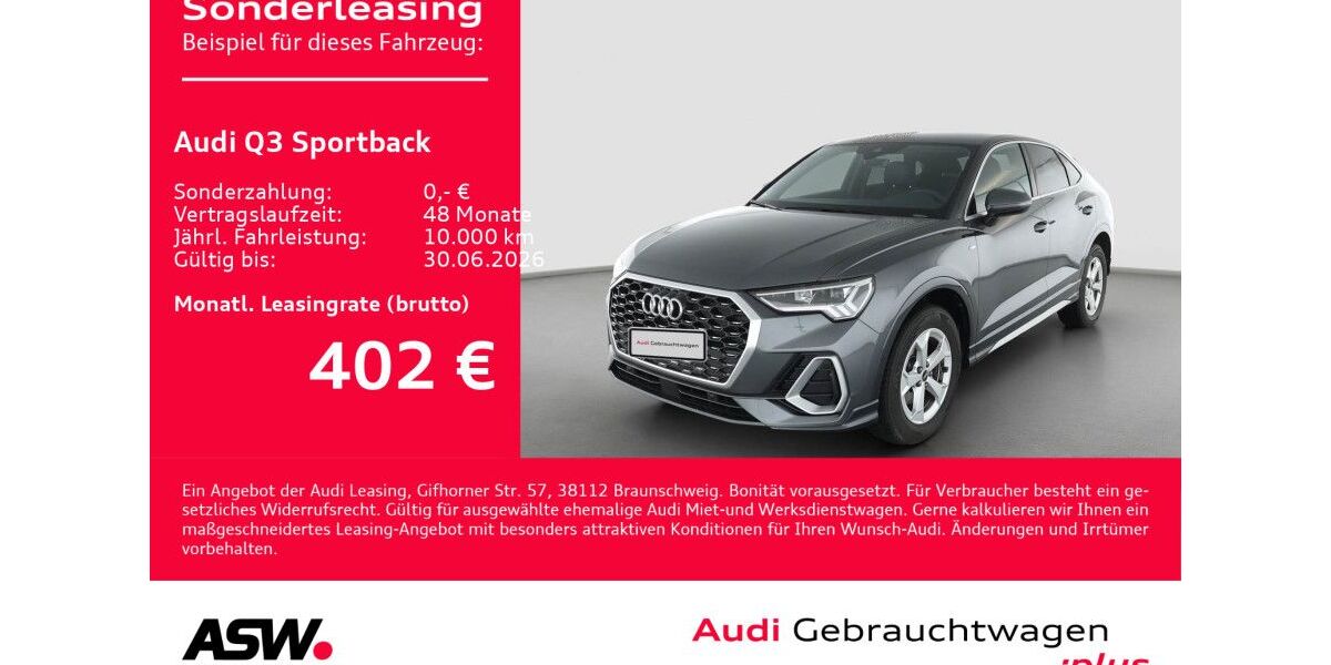 Audi Q3 8.500 km 41.430 &euro; Heilbronn 74074