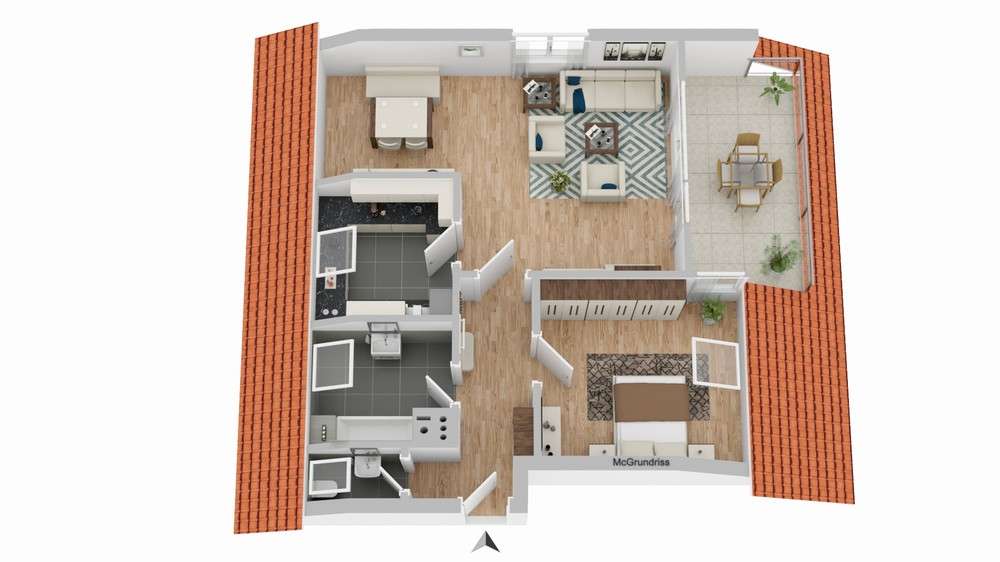 Etagenwohnung Bad Rappenau - 2.5 Zimmer, 74 m&sup2;, 199.000&euro; | Angebot:26568608