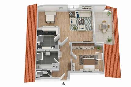 Wohnung Bad Rappenau - 2.5 Zimmer, 74 m&sup2;, 199.000&euro; | Angebot:26568608