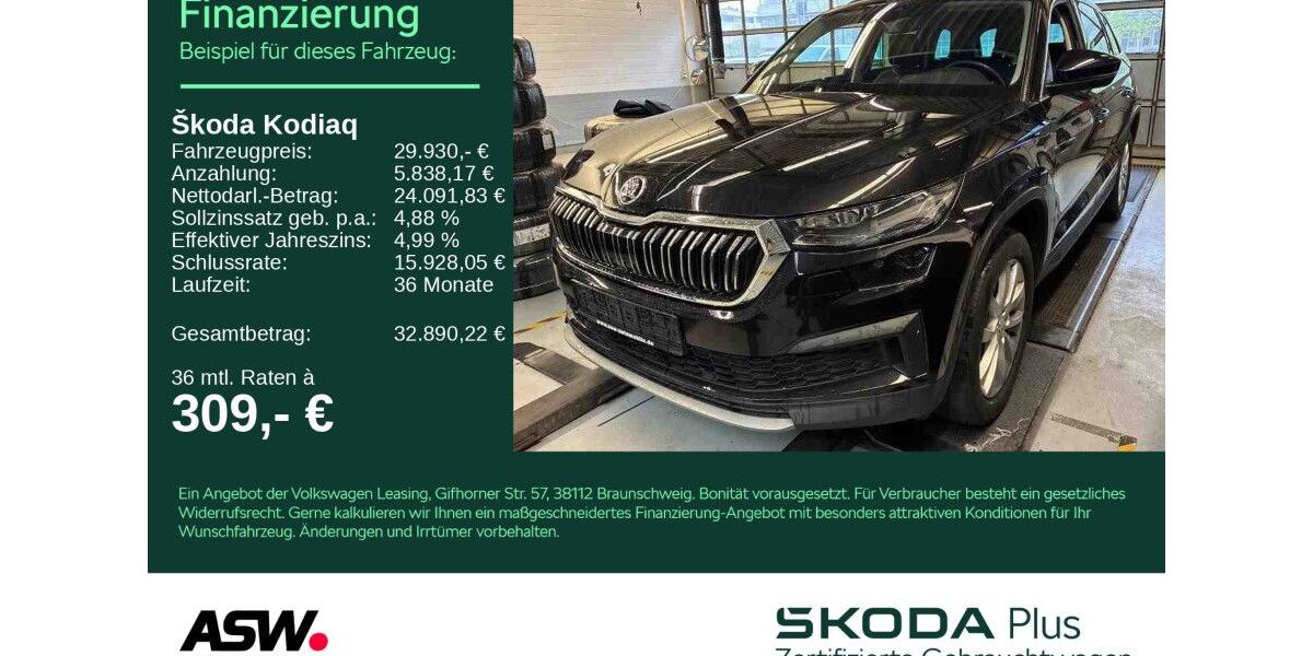 Skoda Kodiaq 95.800 km 29.930 &euro; Weinsberg 74189