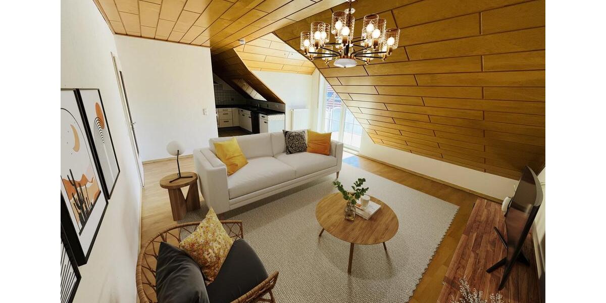 Dachgeschoßwohnung Bad Rappenau - 2.5 Zimmer, 67 m&sup2;, 975&euro; | Angebot:25960105