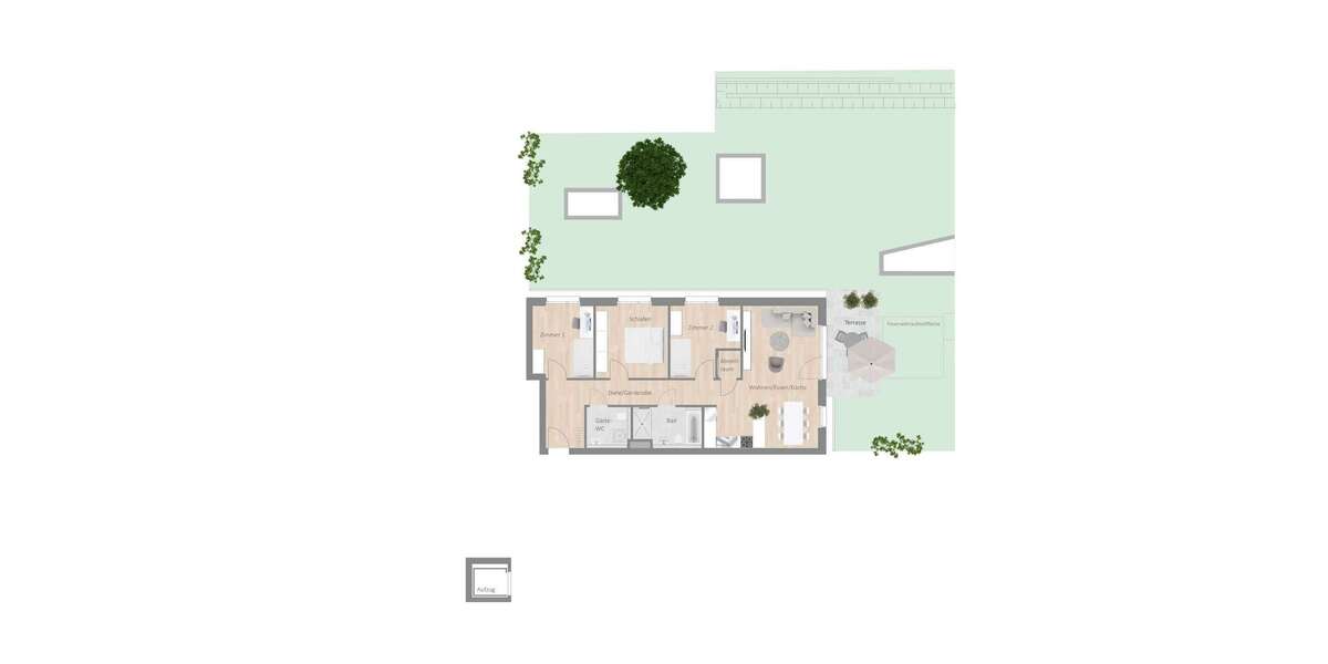 Etagenwohnung Besigheim - 4.5 Zimmer, 98 m&sup2;, 1.480&euro; | Angebot:26636693