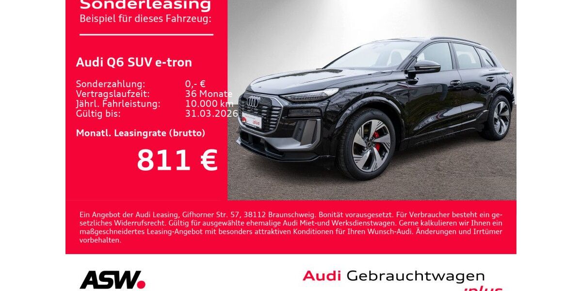 Audi Q6 e-tron 9.500 km 65.960 &euro; Heilbronn 74074