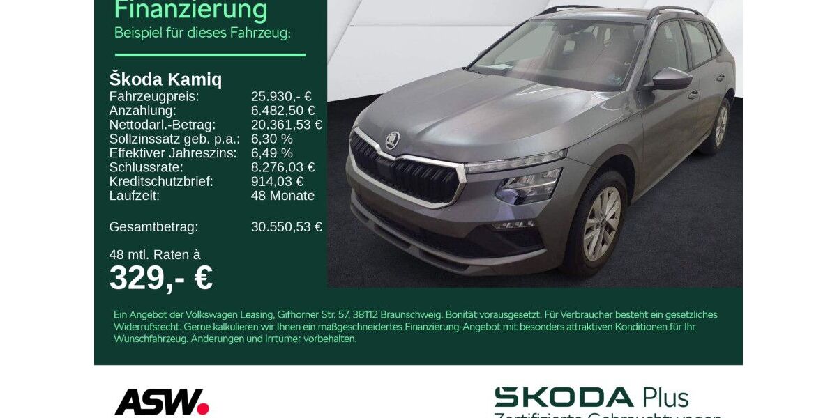 Skoda Kamiq 23.600 km 25.930 &euro; Bad Rappenau 74906