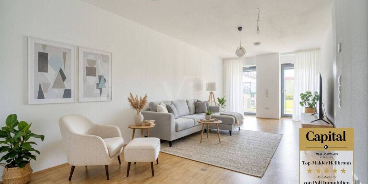 Etagenwohnung Heilbronn - 2 Zimmer, 72 m&sup2;, 326.000&euro; | Angebot:25678905