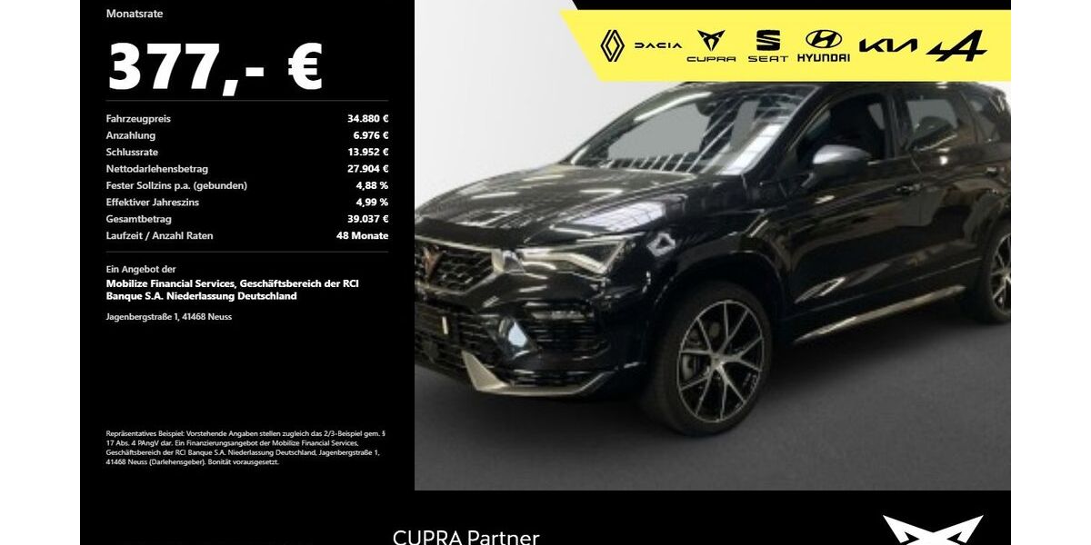 Cupra Ateca 11.700 km 33.980 &euro; Heilbronn 74076