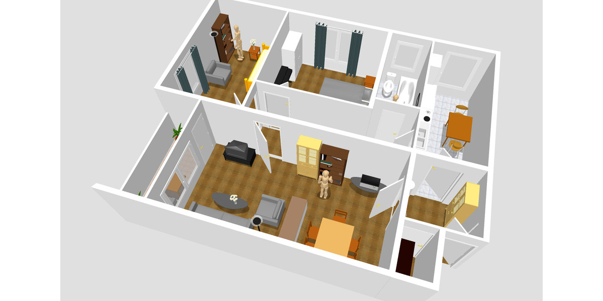 Hochparterre Leimen - 3 Zimmer, 159.000&euro; | Angebot:22041355