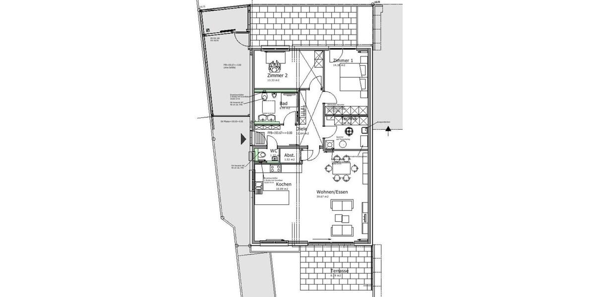 Bungalow Kirchheim am Neckar - 3 Zimmer, 115 m&sup2;, 1.720&euro; | Angebot:25917589