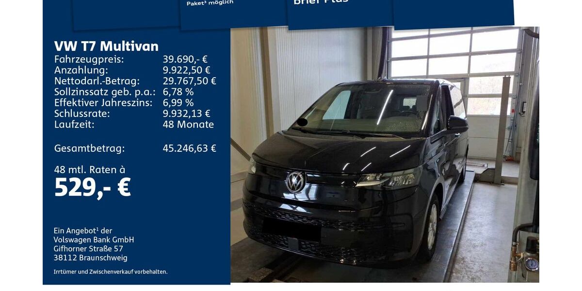 VW T7 Multivan 67.531 km 39.690 &euro; Mosbach 74821