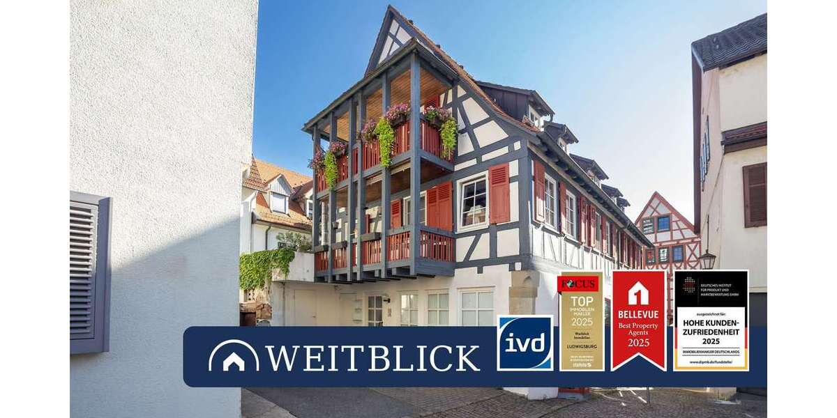 Etagenwohnung Bietigheim-Bissingen Bissingen - 1.5 Zimmer, 40 m&sup2;, 169.000&euro; | Angebot:21386537
